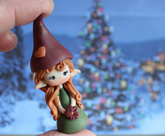 Gnoma Natalizia in Fimo