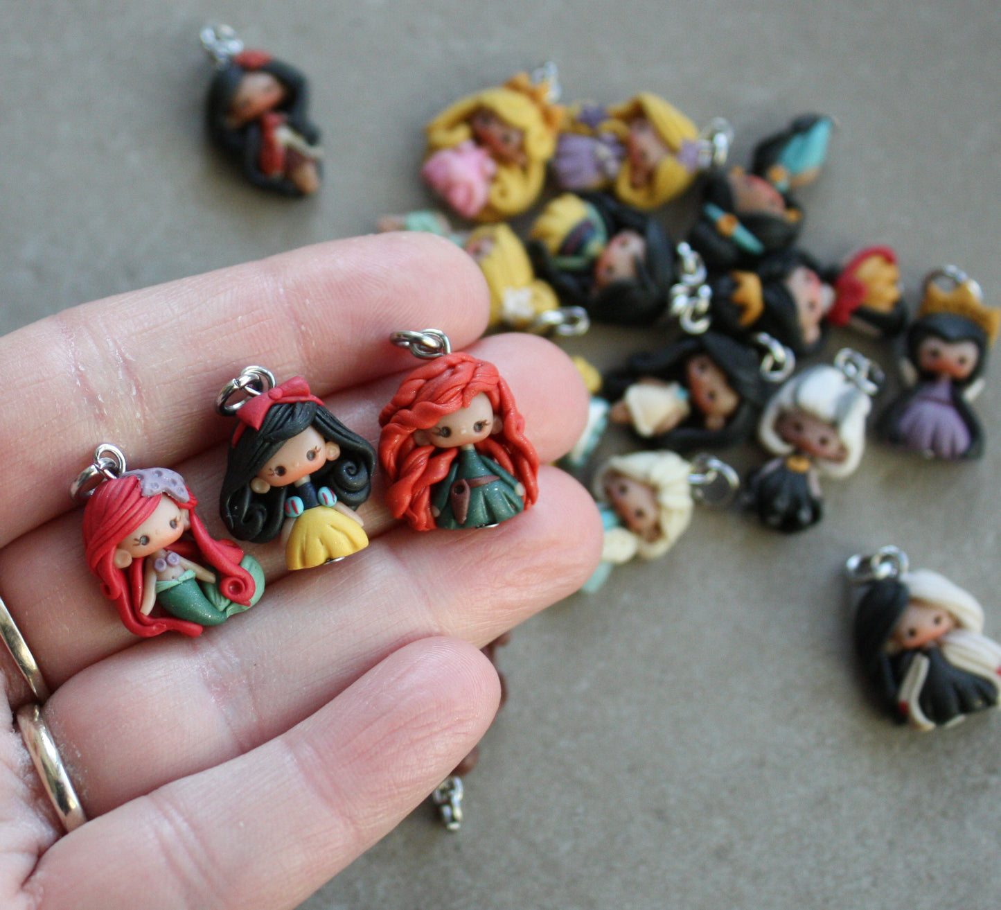 princess pendant 0,7 inches