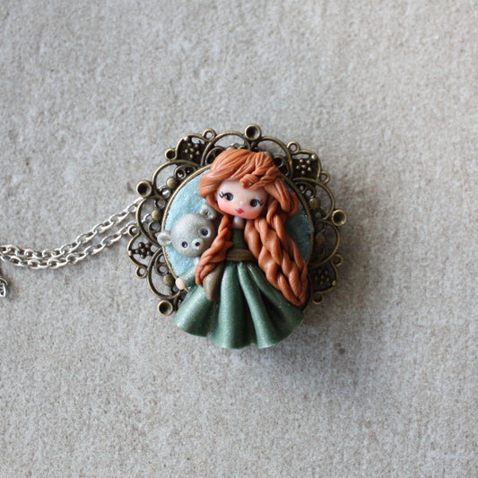 merida collana the brave fimo