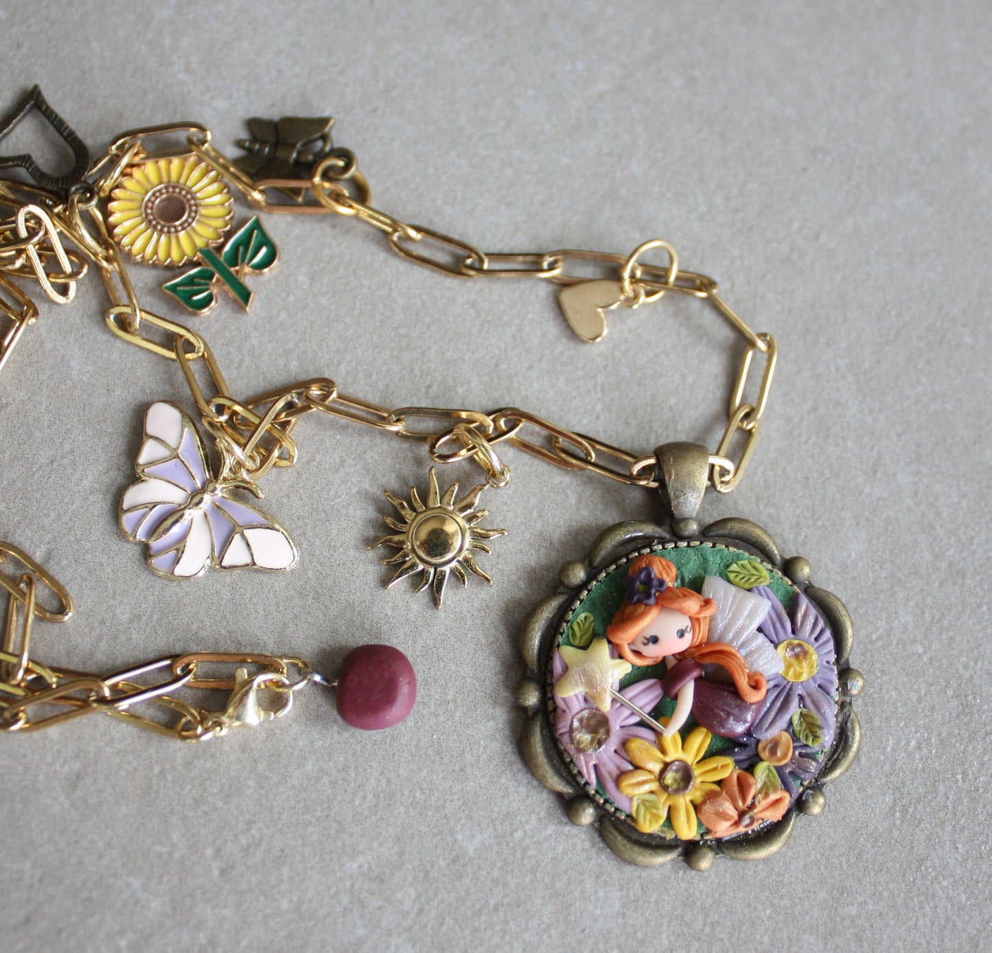 Collana multicharms