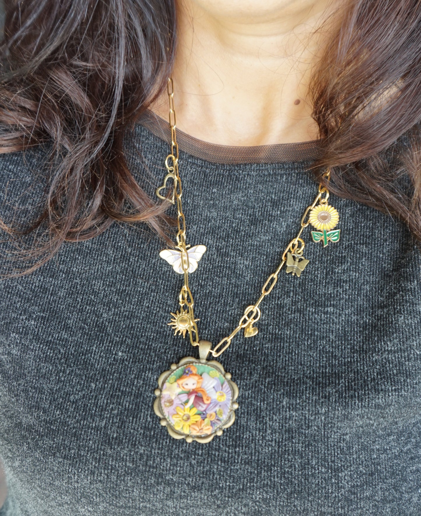 Collana multicharms