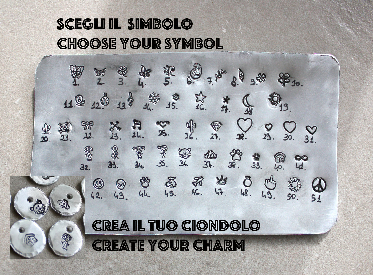 Stainless steel bangle – create your own bracelet!