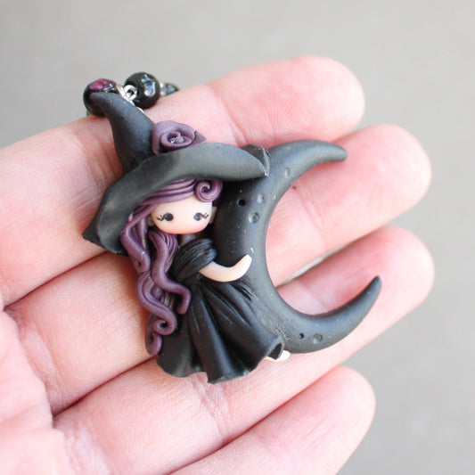 collana streghetta nera