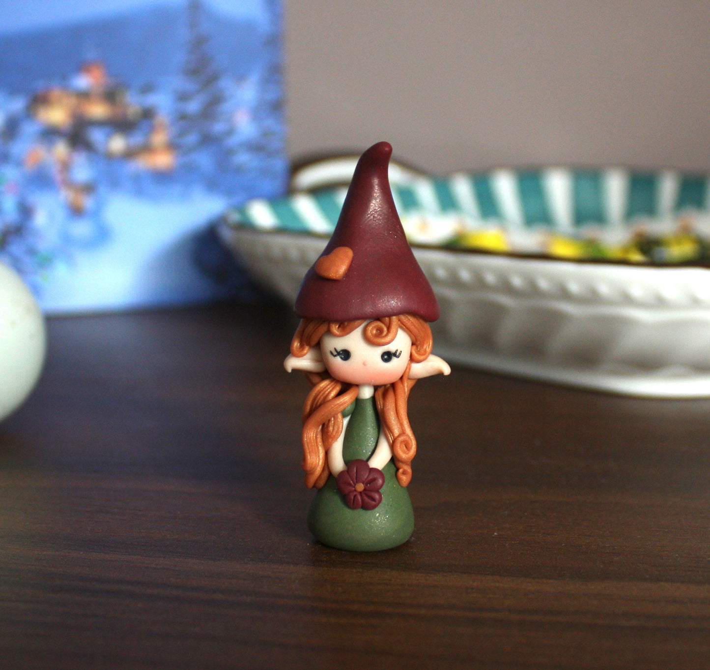 Gnoma Natalizia in Fimo