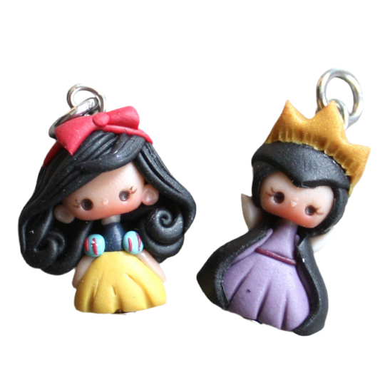 Snow White and the Evil Queen charms