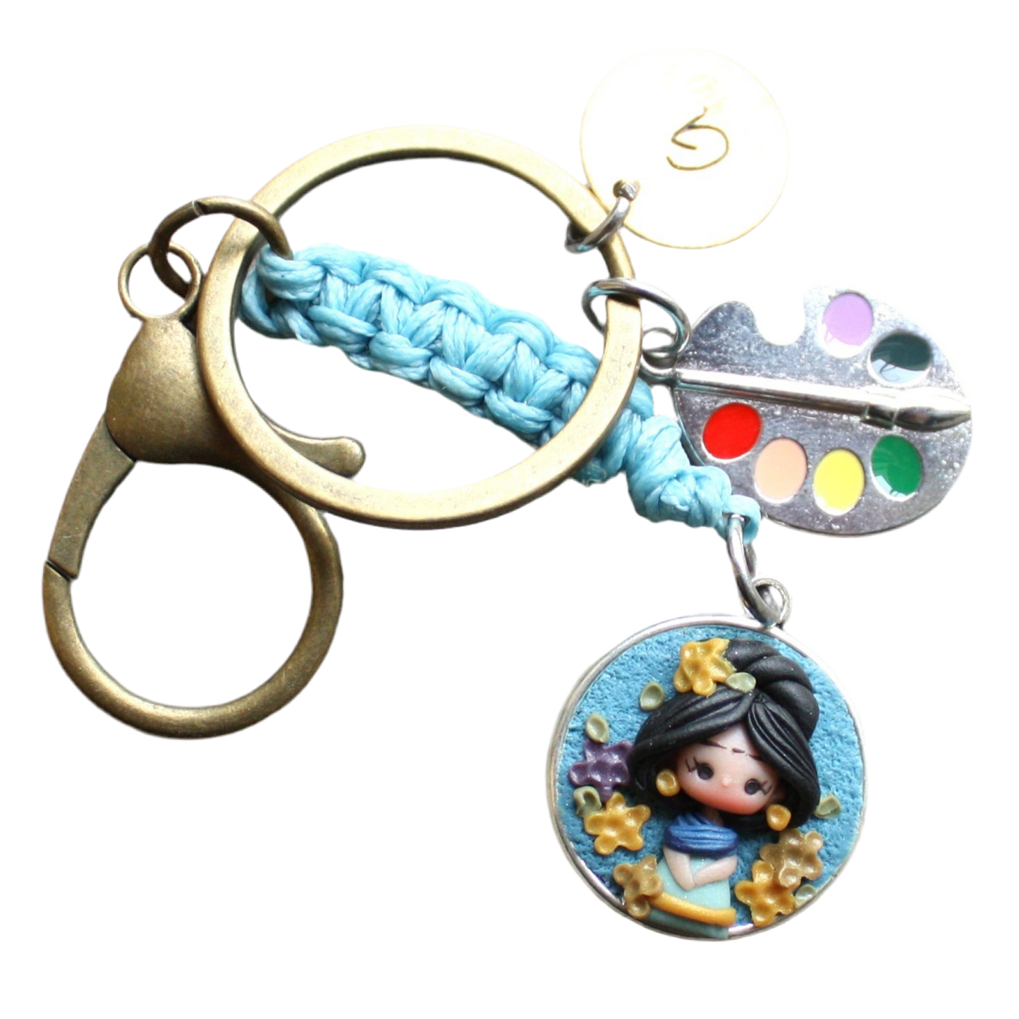 Frida keychain with letter II