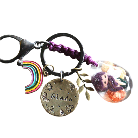 Rainbow Collection - Gocciolina di Pioggia - charm da borsa VIII