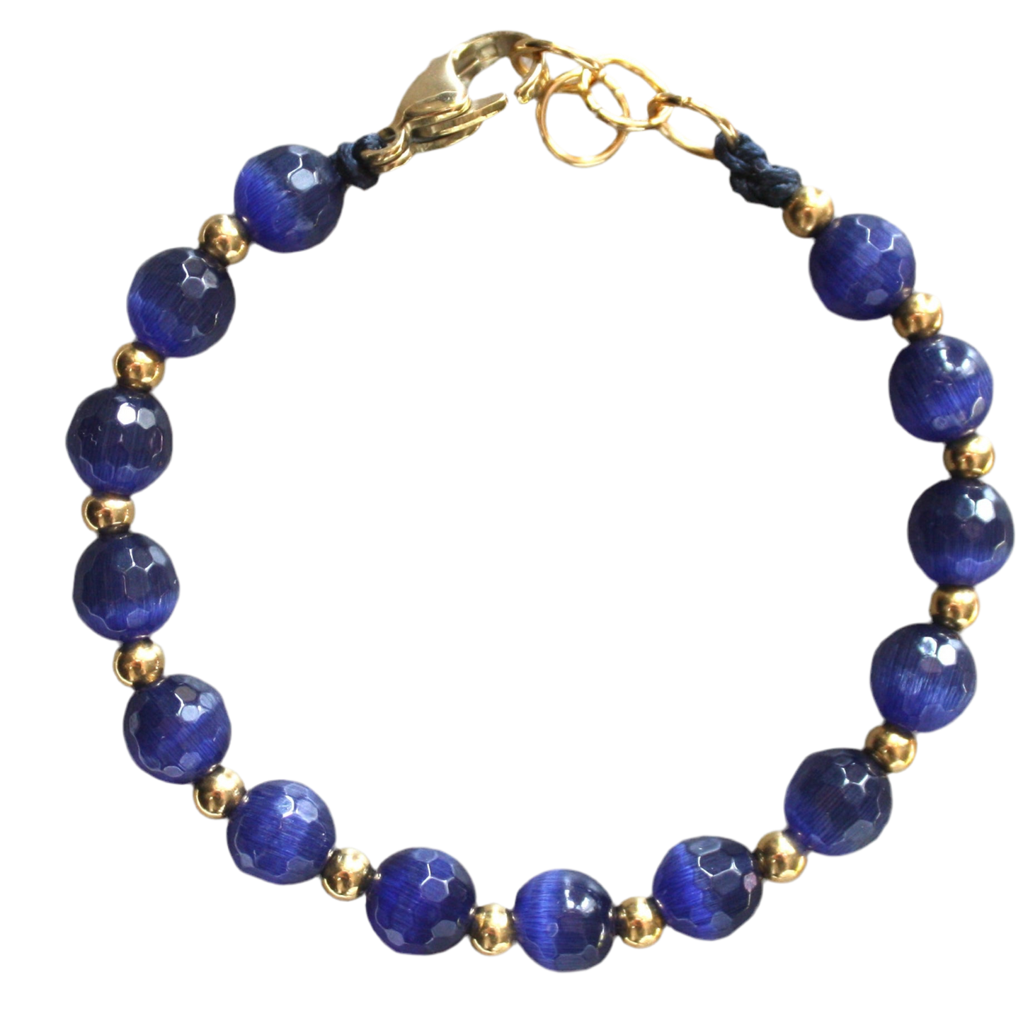 Adjustable gemstone bracelet