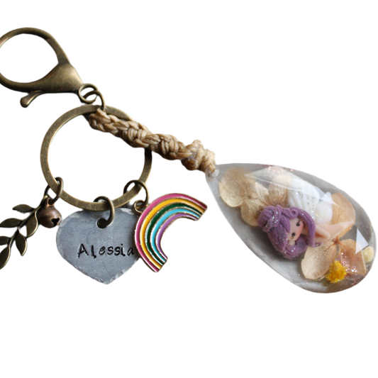 Rainbow Collection - Gocciolina di Pioggia - charm da borsa VII