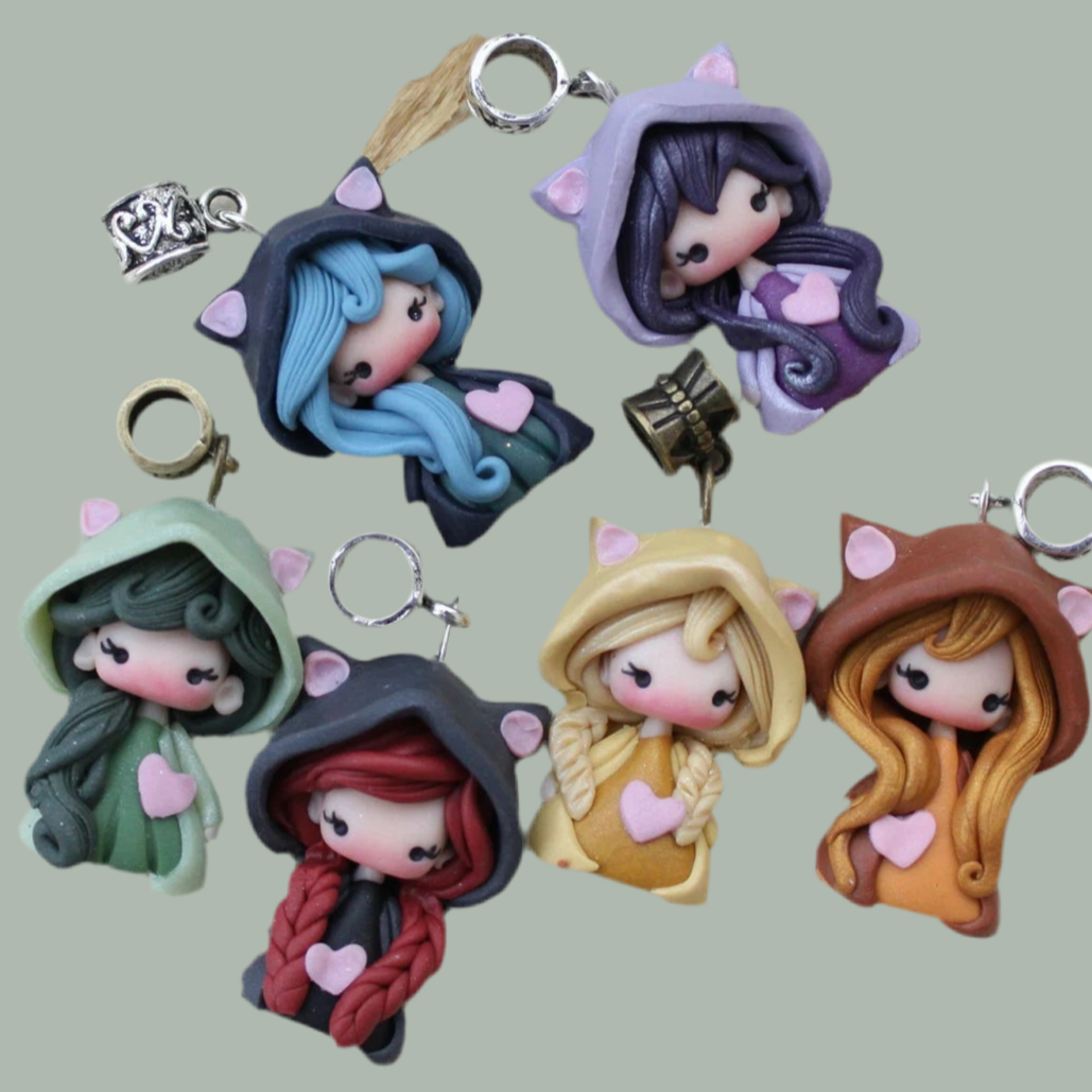 cat doll charms