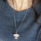 Witch necklace – Stainless steel chain & polymer clay pendant