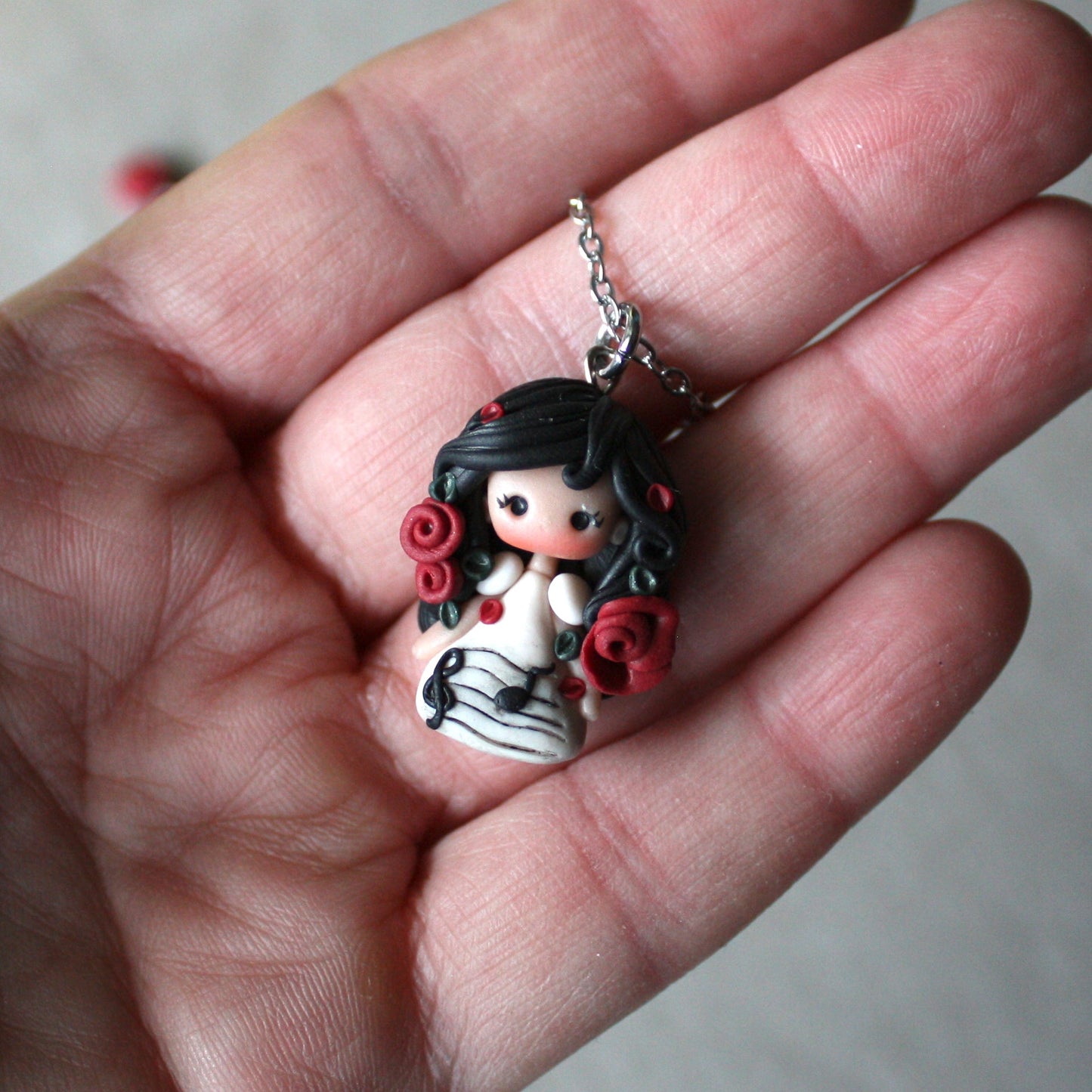 collana fimo musica