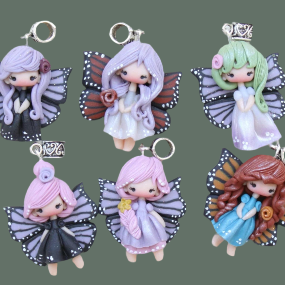 butterfly doll charm