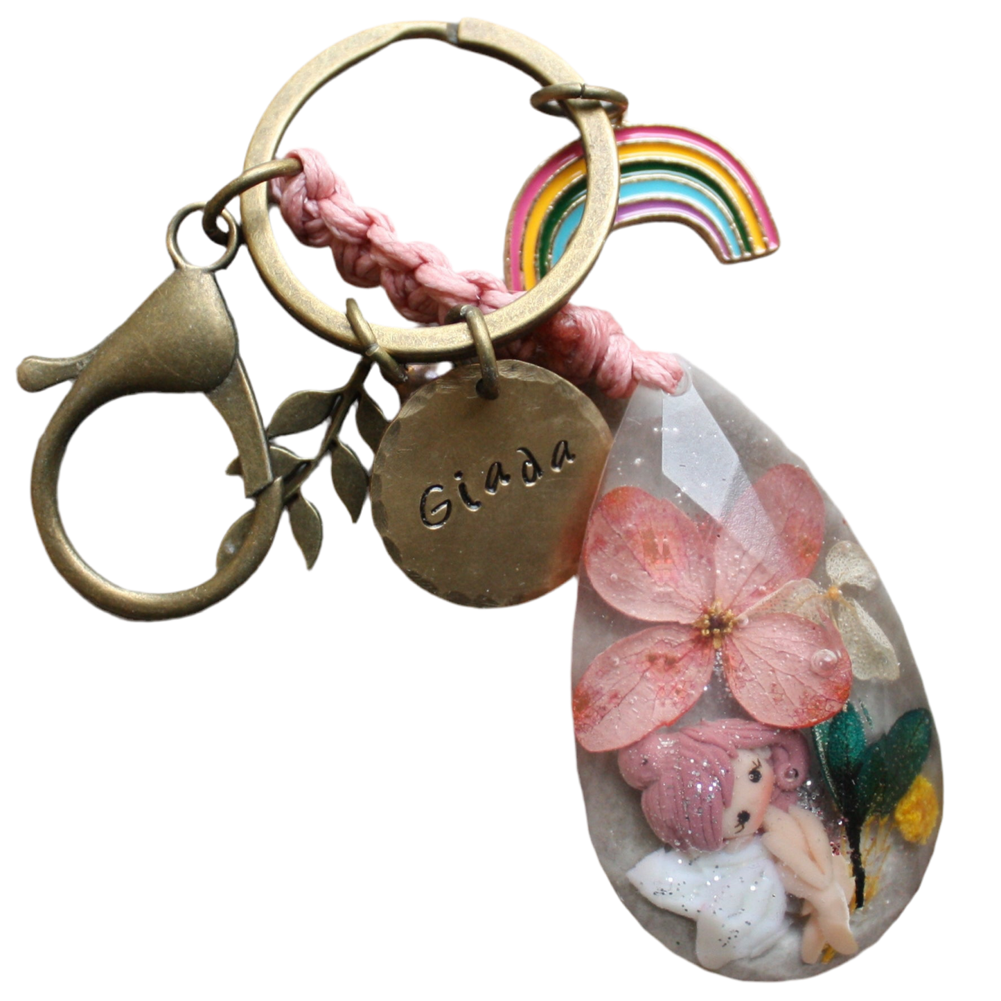 Rainbow Collection - Gocciolina di Pioggia - charm da borsa III