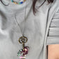 mermaid key necklace