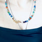 Summer Necklace with Colorful Beads and Gemstones