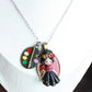 Collana in acciaio inox con cammeo Frida Kahlo