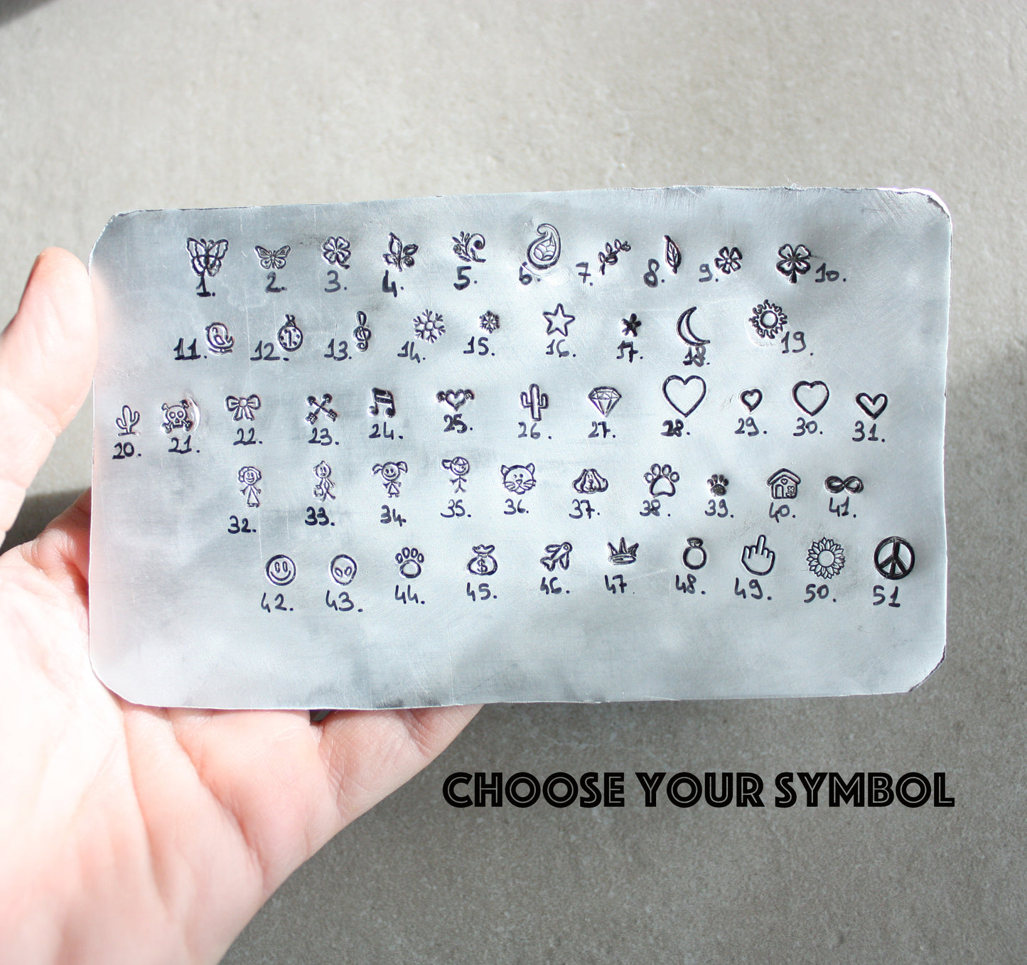 Hand-engraved aluminum keychain