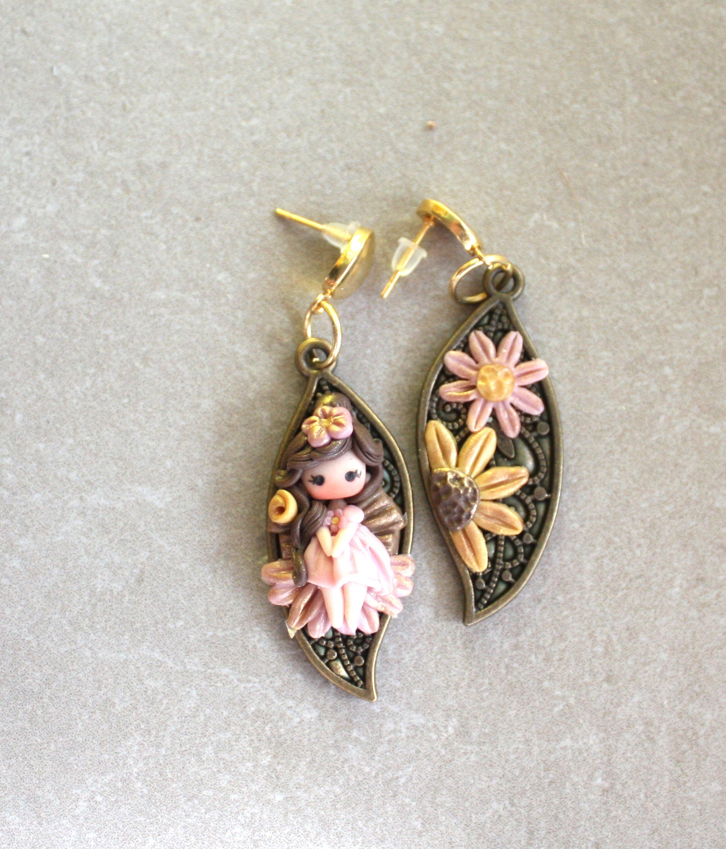 Leaf earrings II