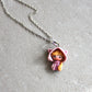 Collana in acciaio inox con cat doll in fimo modellata a mano V