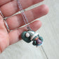 Stainless Steel Necklace with Handmade Polymer Clay Gnome II
