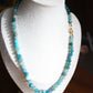 collana pietre dure azzurra
