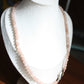 collana pietre dure beige/rosa