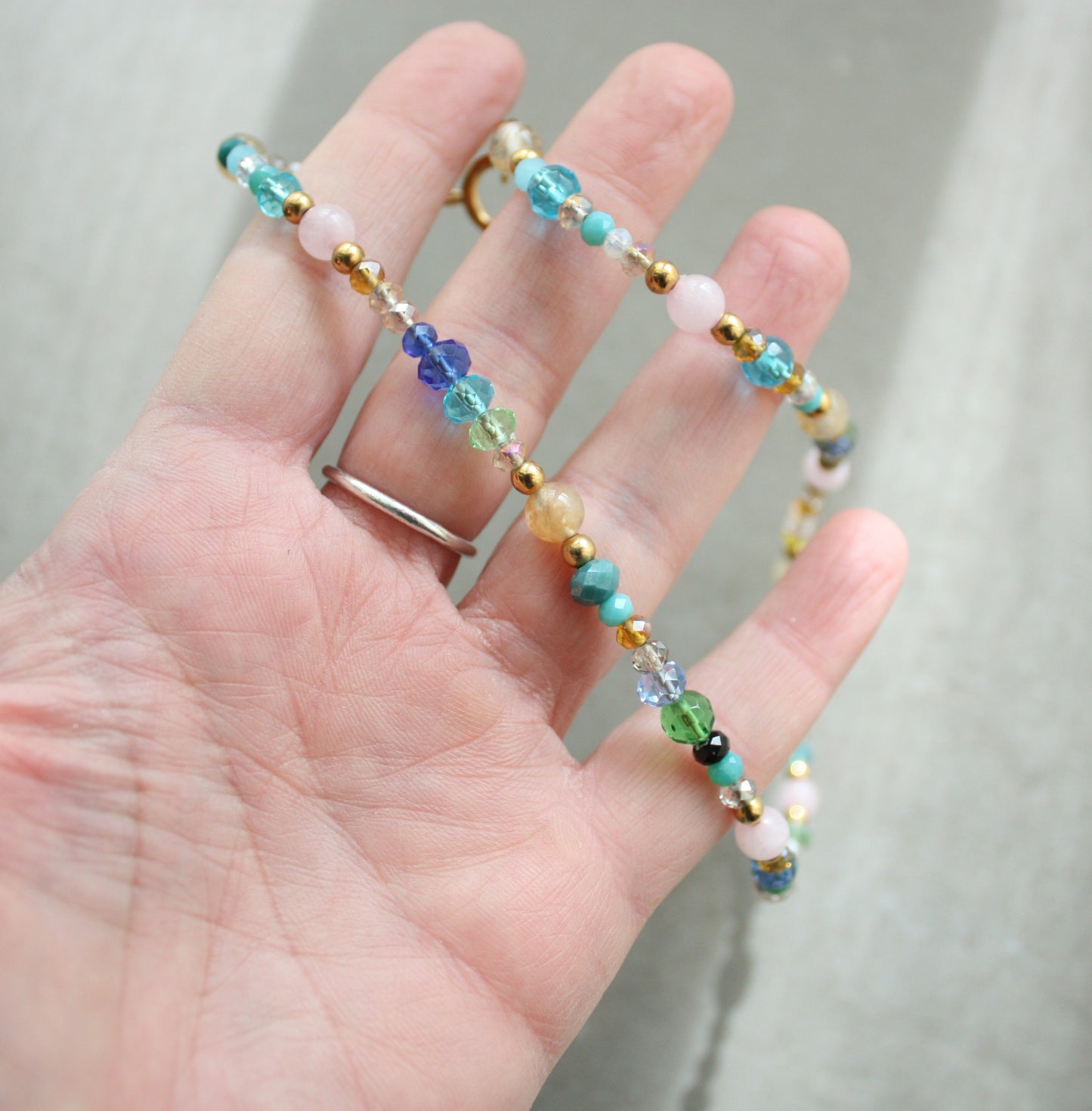 collana pietre dure colorate