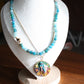 collana pietre dure azzurra