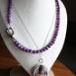 collana pietre dure viola