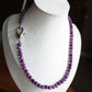 collana pietre dure viola