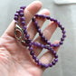 collana pietre dure viola