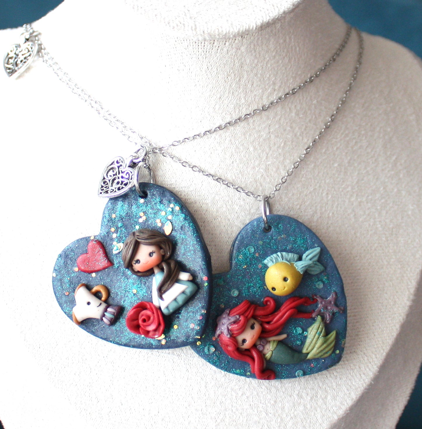 heart necklace princess