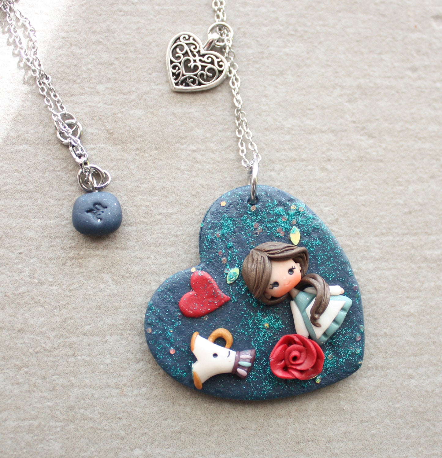 heart necklace princess