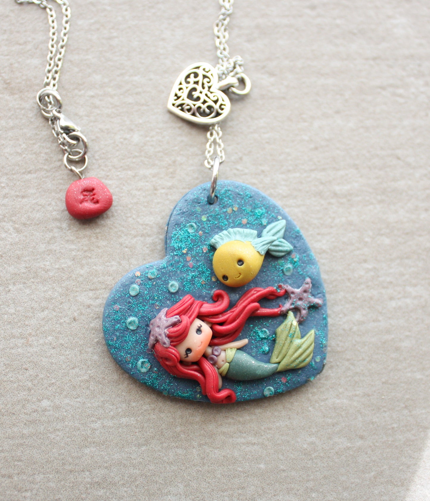 heart necklace princess