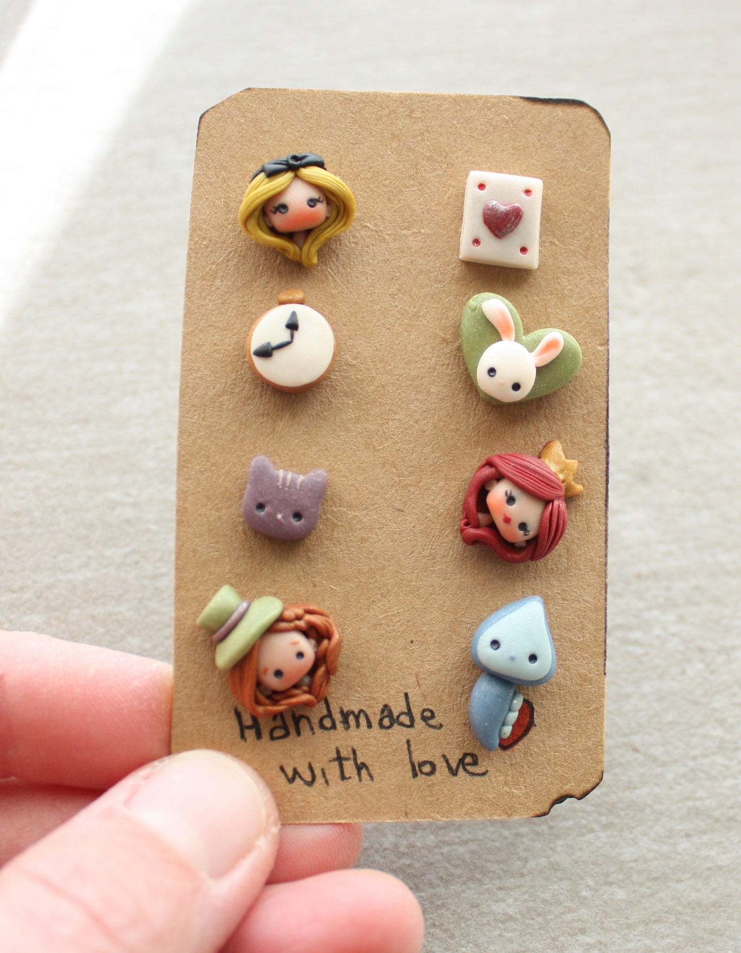 Alice studs set-  made to order