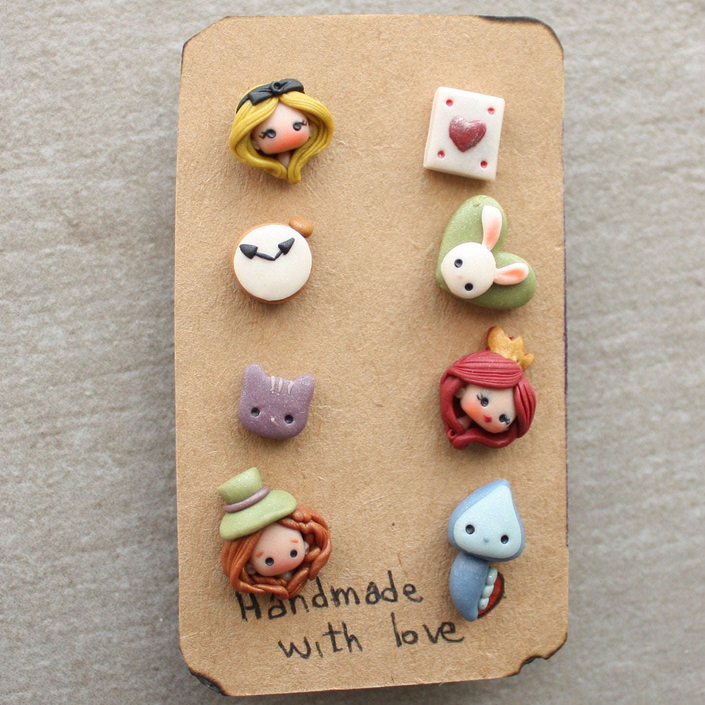 Alice studs set-  made to order