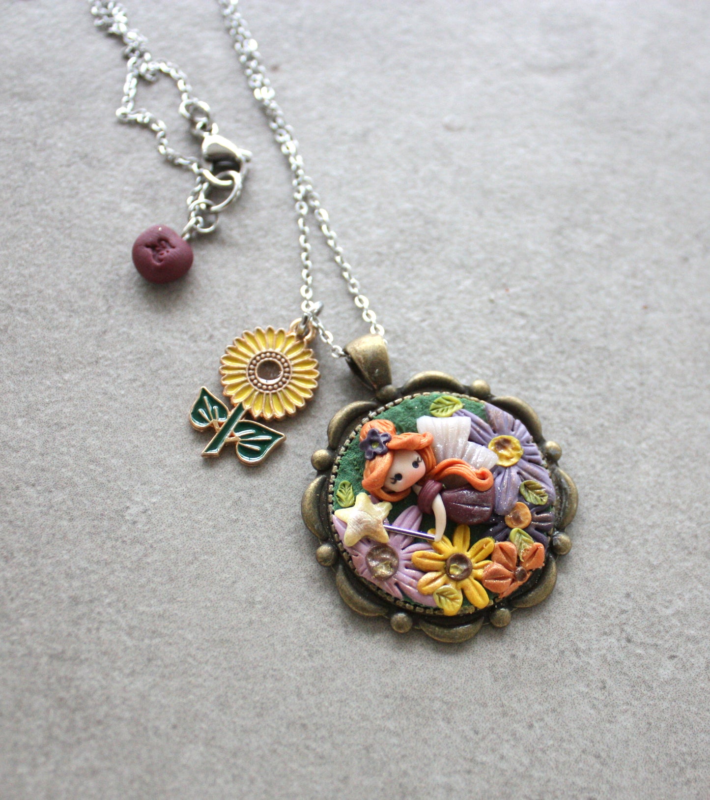 collana cammeo fatina