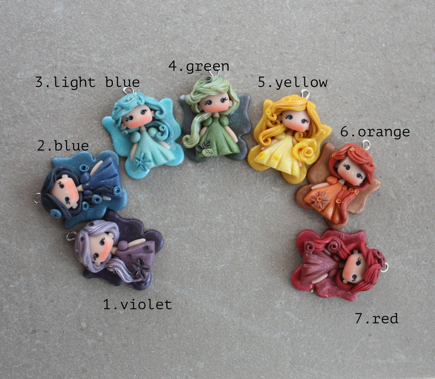 Rainbow fairies-  made to order