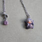 rainbow fairy necklace - violet
