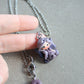 rainbow fairy necklace - violet