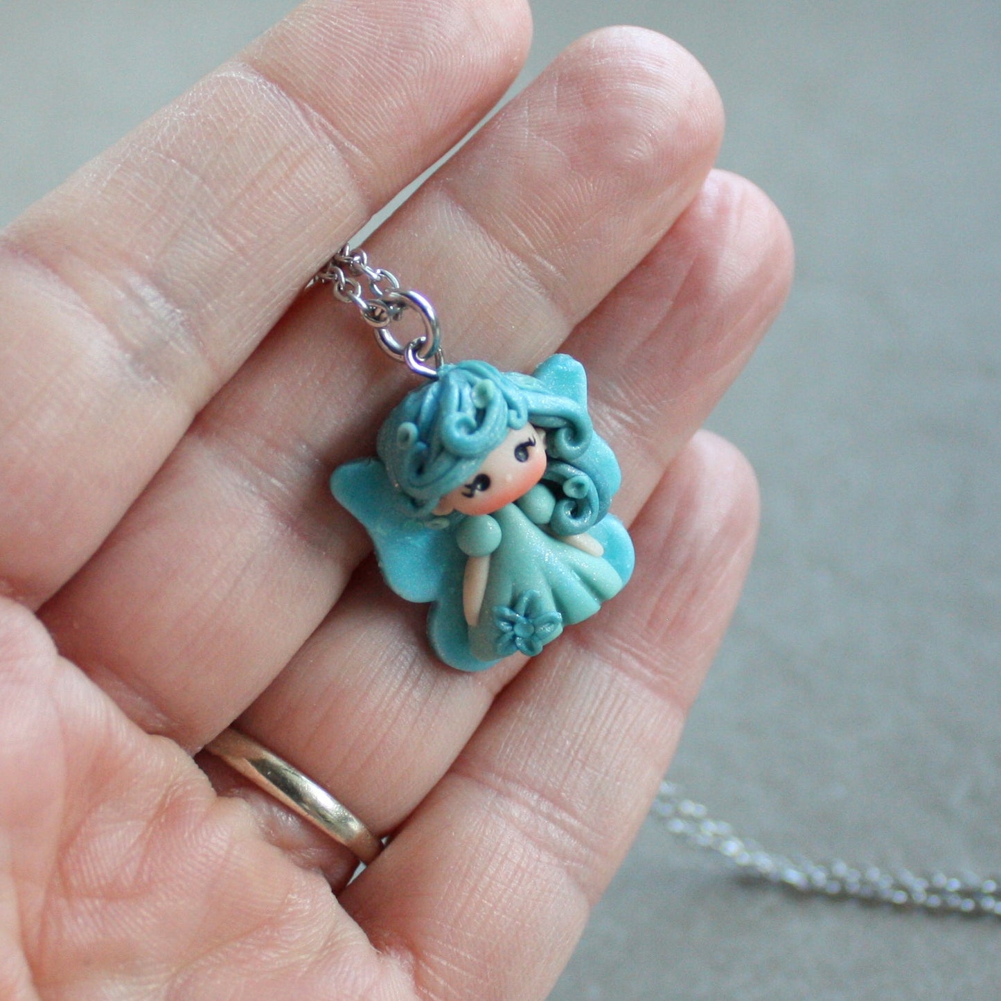 collana rainbow fairy - light blue