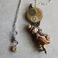 Collana in acciaio inox con steampunk doll