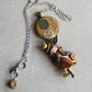 Collana in acciaio inox con steampunk doll