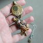 Collana in acciaio inox con steampunk doll