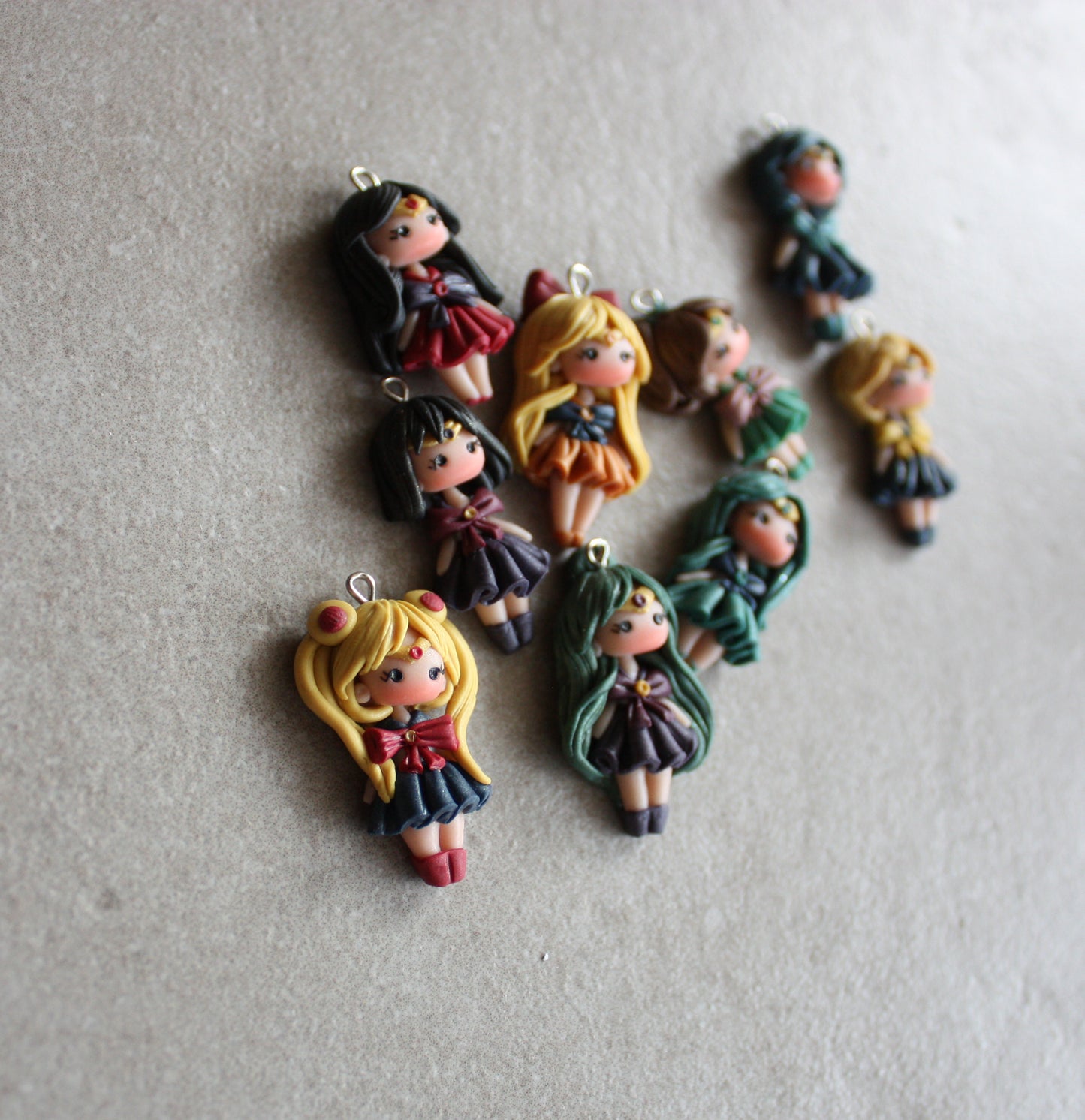 Portachiavi Guerriera Sailor con nome - su ordinazione