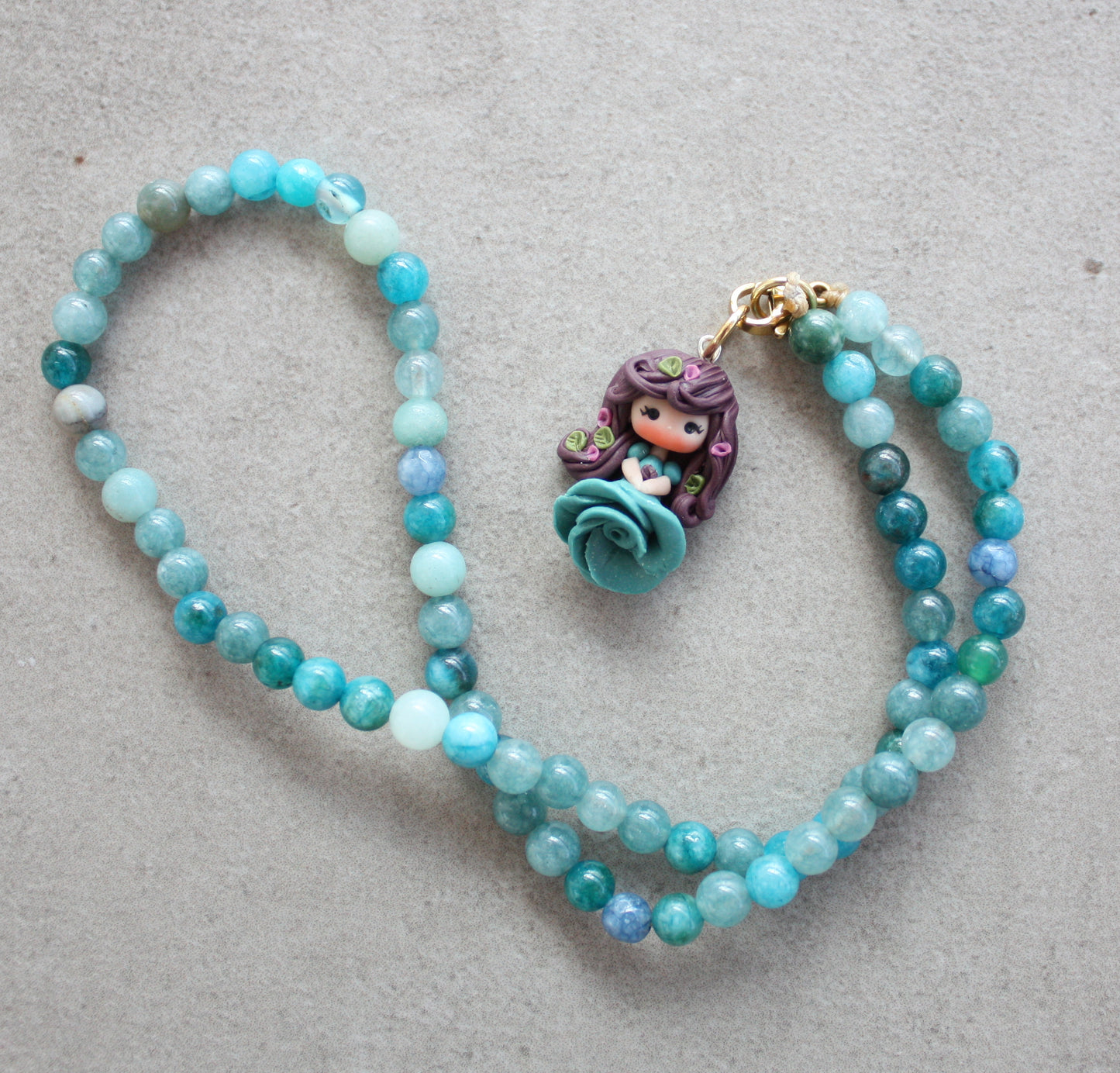 Collana azzurra ninfa