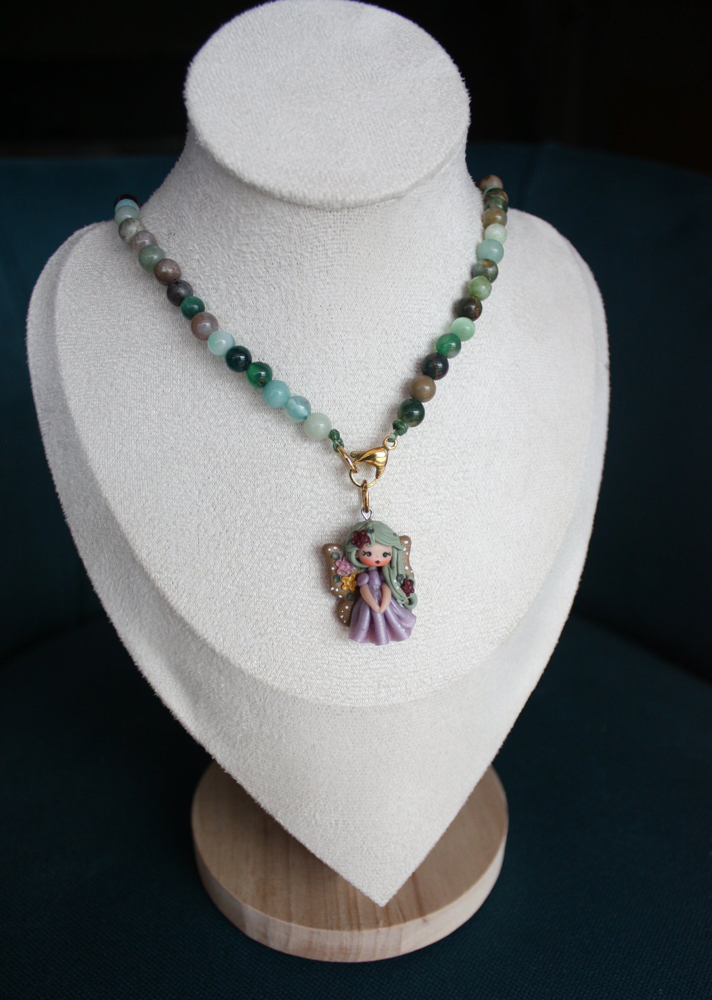 Collana verde fatina