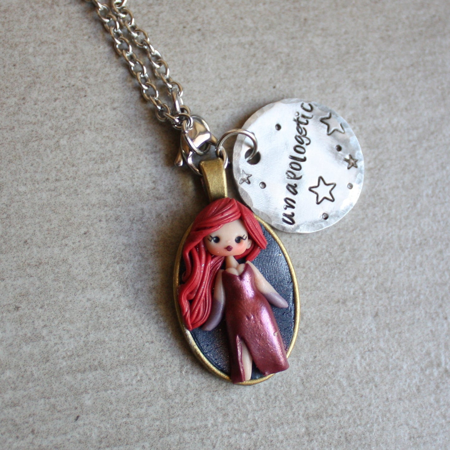 Jessica Rabbit necklace 