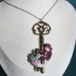 mermaid key necklace